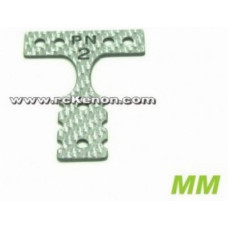 PN Racing Mini-Z MR04 MM Silver Carbon T-Plate #2