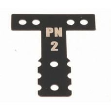 PN Racing Mini-Z MR03/MR04 MM Spring Steel T-Plate #2 (Black) PN Racing Mini-Z MR03/MR04 MM Spring Steel T-Plate #2 (Black)