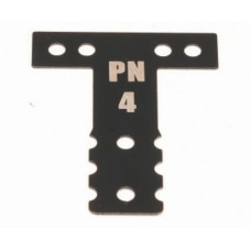 PN Racing Mini-Z MR03/MR04 MM Spring Steel T-Plate #4 (Black) PN Racing Mini-Z MR03/MR04 MM Spring Steel T-Plate #4 (Black)