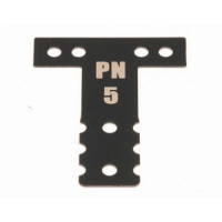 PN Racing Mini-Z MR03/MR04 MM Spring Steel T-Plate #5 (Black)