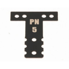 PN Racing Mini-Z MR03/MR04 MM Spring Steel T-Plate #5 (Black) PN Racing Mini-Z MR03/MR04 MM Spring Steel T-Plate #5 (Black)